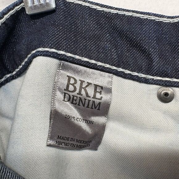 BKE Men's Bootcut Jeans - Dark Blue - Picture 8 of 8